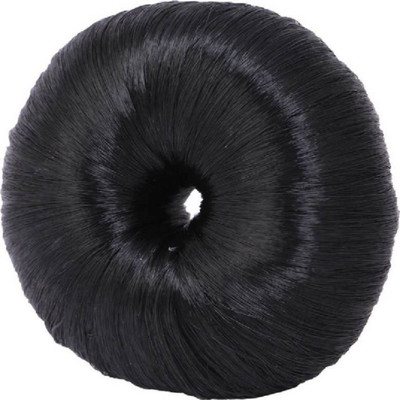 

FNB Hair Donut Up Do Hair Ring Hairstyler Bun creator Bridal Hair Piece (Black) Hair Accessory Set(Black)