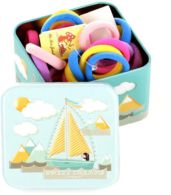 

stylefiestafashion Multi Colored Hair Ties- Pack of 30 Rubber Band(Multicolor)