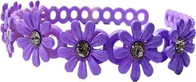 

Proplady Partywear Stylish Rhinestone Stud Princess Floral Tiara-Style Hair Band for Girls & Women|Wedding Hair Accessories|Designer Hair Band, Head Band, Hair Accessory Set(Purple)