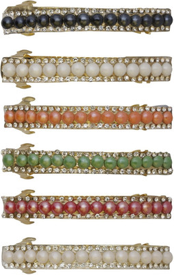 

AccessHer Rhinestone Stones Used Multicolored Hair Barrettes Hair Clip(Multicolor)
