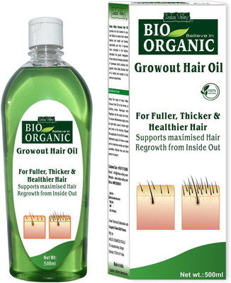 

Indus Valley Bio Organic Growout Hair Oil for Hair Regrowth - Bulk Pack Hair Oil(500 ml)
