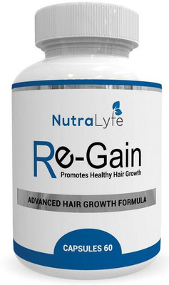 

Nutralyfe Hair Regain - All Natural Hair Supplement For Healthy Hair - 60 Veg Capsules(70 g)