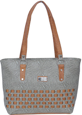 Janta Shoulder Bag(Grey, Tan)