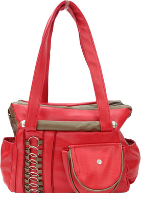 Mystyle Retail Shoulder Bag(Red, Brown), Brown;red