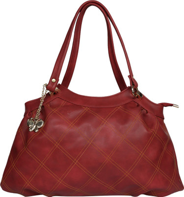 

Butterflies Hand-held Bag(Red)