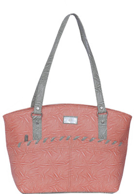 

Janata Shoulder Bag(Pink, Grey), Grey;pink