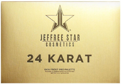 

Jeffree Star Cosmetics "24 Karat" Skin Frost™ Pro Palette Highlighter(Multi Colour)