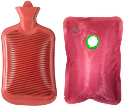 

CRETO Deluxe K -55 Pain Relief Combo pack of Electric Hot water bag and Non Electric Hot Water Bottle 1 L Hot Water Bag(Multicolor)