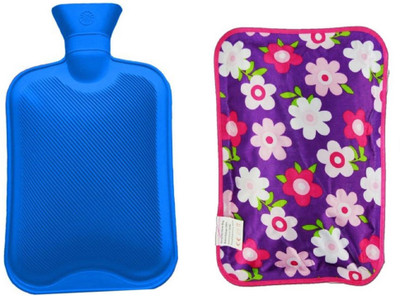 

CRETO Deluxe N -09 2 Pack Combo of Pain Reliever Electric Hot water bag and Non Electric Hot Water Bottle 1 L Hot Water Bag(Multicolor)