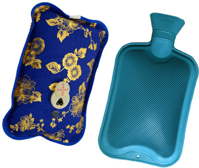 

CRETO Pain Relief Combo Pack of Electric Hot water bag and Non Electric Hot Water Bottle 1 L Hot Water Bag(Multicolor)