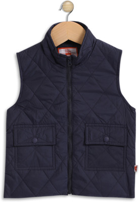 

612 League Sleeveless Solid Baby Boy's Jacket, Navy