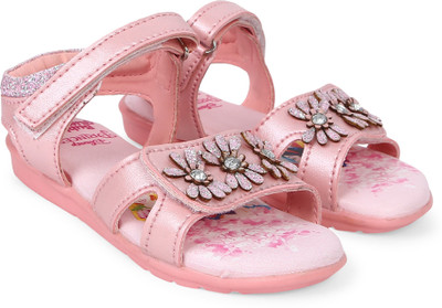 

Disney Girls Velcro Flats(Pink, Red