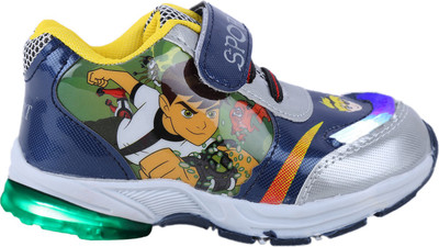 

LNG Lifestyle Boys & Girls Velcro Running Shoes(Blue