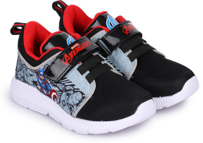 

Avengers Boys Velcro Running Shoes(Black