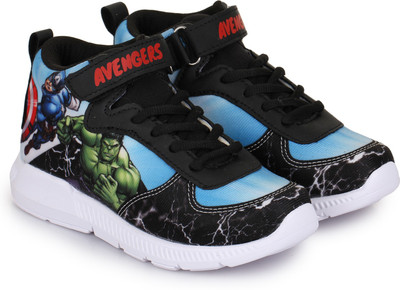 

Avengers Boys Velcro Running Shoes(Black