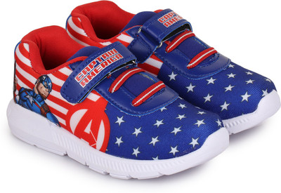 

Avengers Boys Velcro Running Shoes(Blue