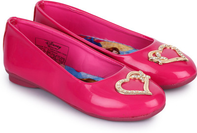 

Disney Princess Girls Slip on Ballerinas(Pink, Fushia