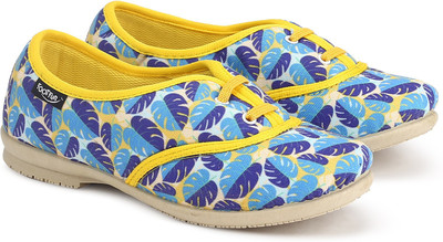 

Footfun Girls Lace Sneakers(Blue