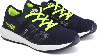 

Force 10 Boys Lace Running Shoes(Dark Blue, P.green