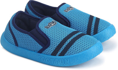 

Footfun Boys & Girls Slip on Sneakers(Blue
