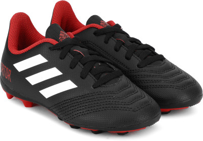 

ADIDAS Boys Lace Football Shoes(Black, Cblack/ftwwht/red