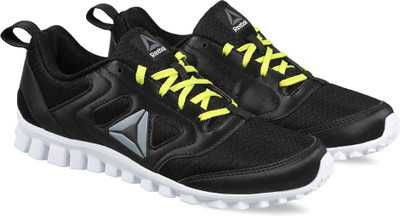 

REEBOK Boys & Girls Lace Running Shoes(Blue, Black/solar yellow/pewter