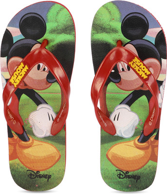 

Disney Boys & Girls Slip On Slipper Flip Flop(Red