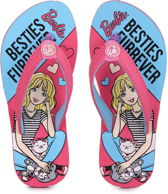 

Barbie Girls Slip On Slipper Flip Flop(Blue, Sky blue