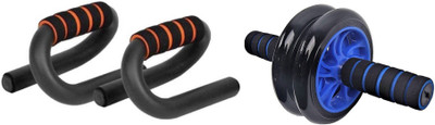 

Lord SShape Push up bar or Two Wheel AB Roller Gym & Fitness Kit