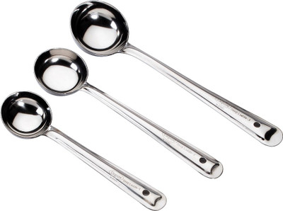 

Elegant Stainless Steel Ladle(Steel, Pack of 3)