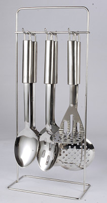 

Elegante Oval Tube K.T with Stand Stainless Steel Cutlery Set(Pack of 6)