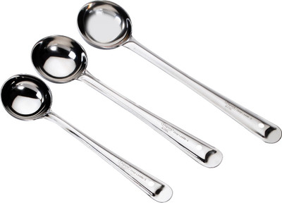 

Elegant Stainless Steel Ladle(Steel, Pack of 3)