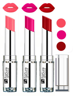 

Forsure Best Collection Velvet Matte Lip Color Combo at Wholesale Rate(Peach,Rose Red,Sweet Red, 12 g)