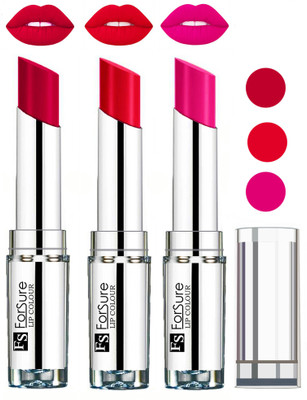 

Forsure Best Collection Velvet Matte Lip Color Combo at Wholesale Rate(Magenta,Ruby Red,Rose Pink, 12 g)