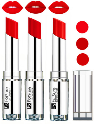 

Forsure Best Collection Velvet Matte Lip Color Combo at Wholesale Rate(Hot Red,Romantic Red,Orange, 12 g)