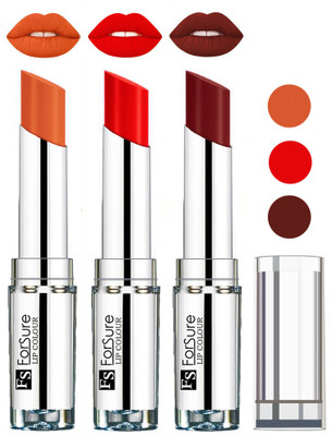 

Forsure Best Collection Velvet Matte Lip Color Combo at Wholesale Rate(Nude,Orange,Wine, 12 g)