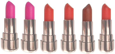 

tanvi27 MOISTURIZING MATTE SHINE(JAFFREE STAR, PALE PINK, NEON CORAL, STAR ROSE, MAUVE, ORANGE)