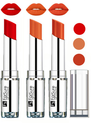 

Forsure Best Collection Velvet Matte Lip Color Combo at Wholesale Rate(Romantic Red,Nude,Brick Nude, 12 g)
