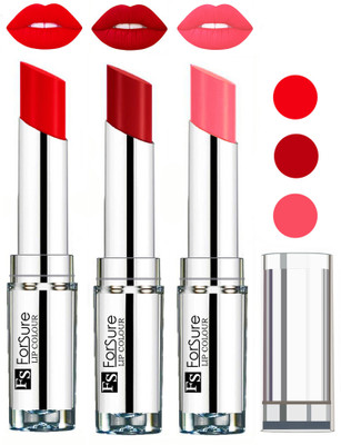 

Forsure Best Collection Velvet Matte Lip Color Combo at Wholesale Rate(Hot Red,Sweet Red,Peach, 12 g)