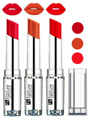 

Forsure Best Collection Velvet Matte Lip Color Combo at Wholesale Rate(Ruby Red,Brick Nude,Hot Red, 12 g)