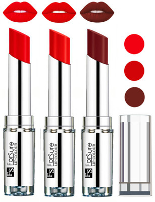 

Forsure Best Collection Velvet Matte Lip Color Combo at Wholesale Rate(Hot Red,Orange,Wine, 12 g)