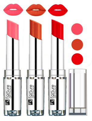 

Forsure Best Collection Velvet Matte Lip Color Combo at Wholesale Rate(Peach,Brick Nude,Hot Red, 12 g)