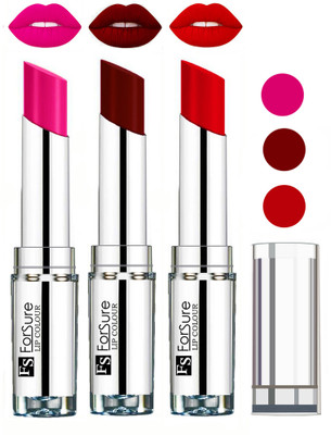 

Forsure Best Collection Velvet Matte Lip Color Combo at Wholesale Rate(Rose Pink,Maroon,Romantic Red, 12 g)
