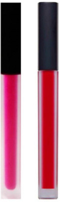 

Gabbu Beauty Liquid Lipstick Combo Pack(baby pink, red, 10 ml)