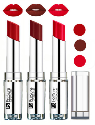 

Forsure Best Collection Velvet Matte Lip Color Combo at Wholesale Rate(Sweet Red,Wine,Ruby Red, 12 g)