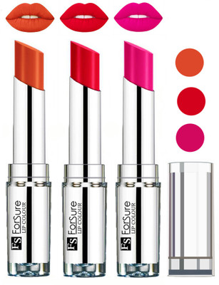 

Forsure Best Collection Velvet Matte Lip Color Combo at Wholesale Rate(Brick Nude,Ruby Red,Rose Pink, 12 g)