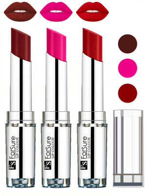 

Forsure Best Collection Velvet Matte Lip Color Combo at Wholesale Rate(Wine,Rose Pink,Sweet Red, 12 g)