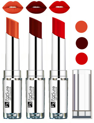

Forsure Best Collection Velvet Matte Lip Color Combo at Wholesale Rate(Brick Nude,Maroon,Romantic Red, 12 g)
