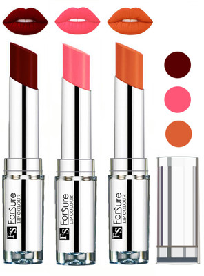 

Forsure Best Collection Velvet Matte Lip Color Combo at Wholesale Rate(Maroon,Peach,Nude, 12 g)