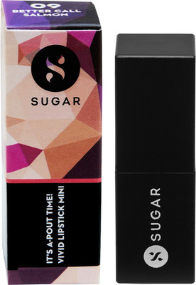 

Sugar It's A Pout Time Vivid Mini Lipstick 09 Better Call Salmon((Peach Pink))